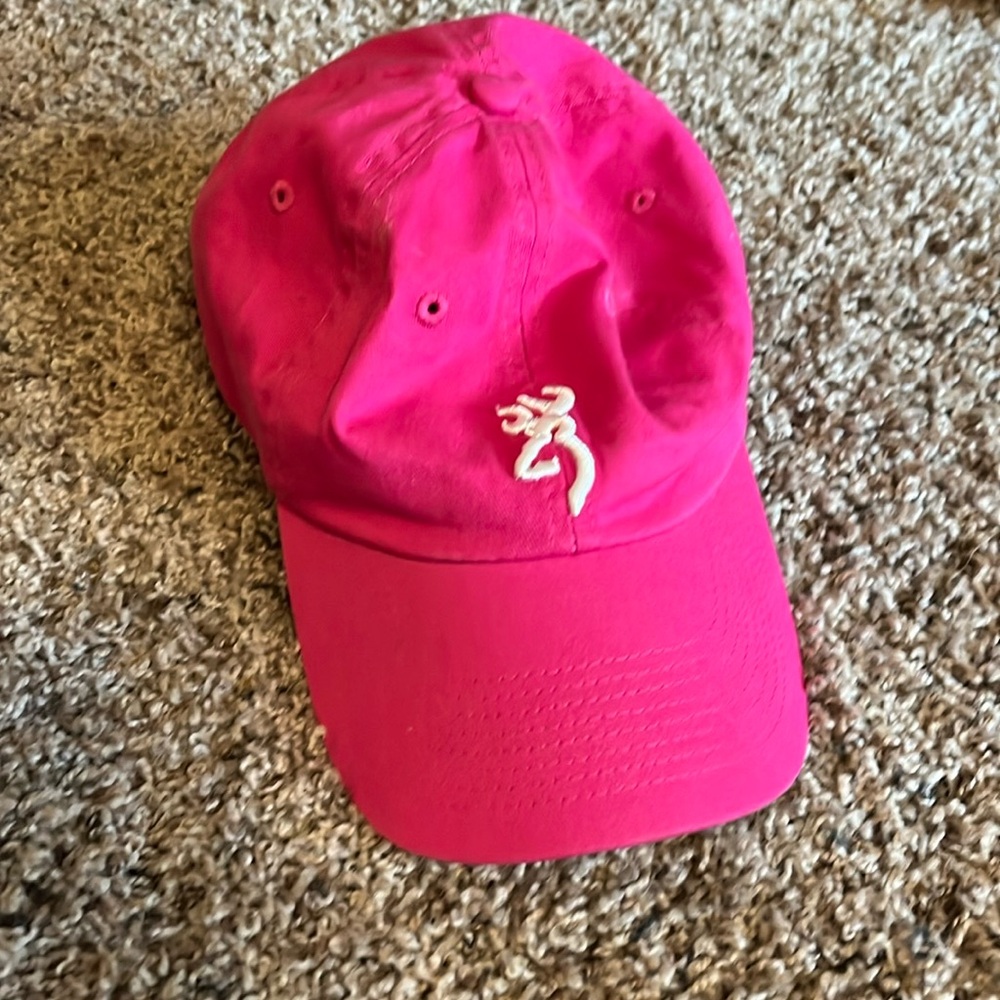Pink Woman’s Browning Hat